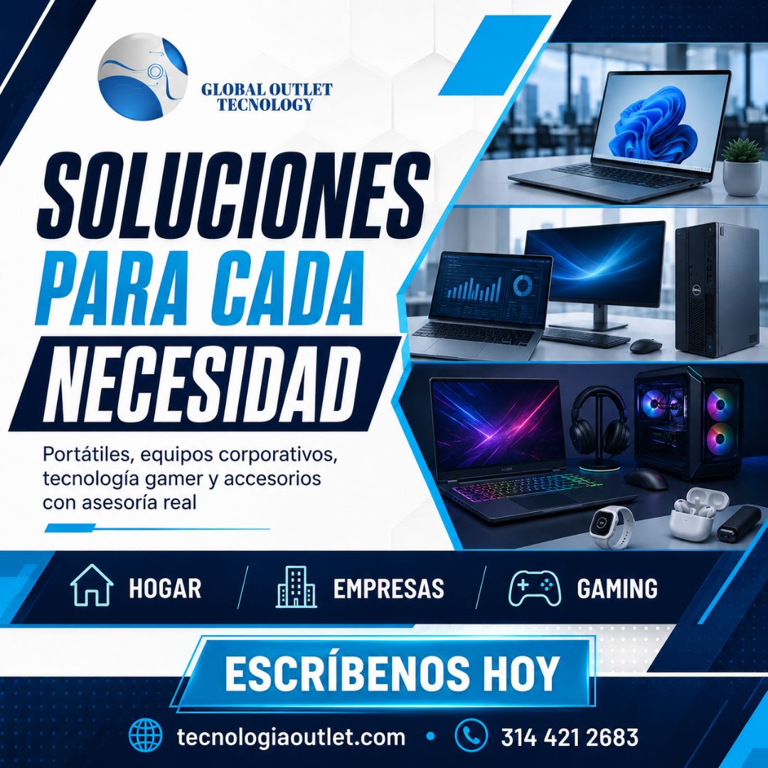 Soluciones gamer, computadores y accesorios de Global Outlet Technology