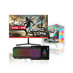 PC Gamer Janus Ryzen 5 + RTX 3050 + Monitor 24”